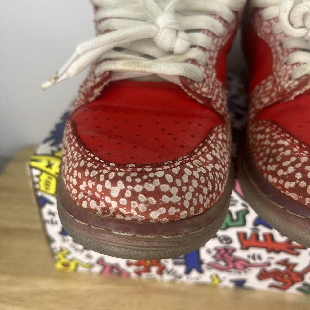 Nike SB Dunk Low Stingwater Magic Mushroom Men’s Size 8 DH7650-600 OG Retro Red - Picture 6 of 16